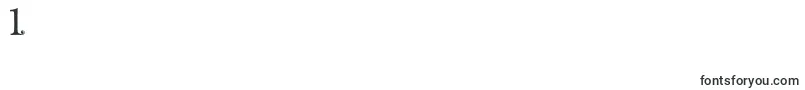 MetshigeNormal Font – Fonts for Digit 1