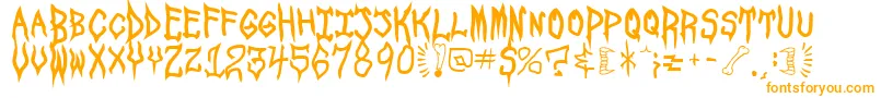 SpookshowUndead Font – Orange Fonts