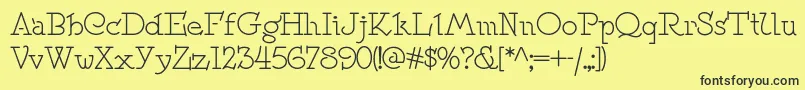 Speedballno2nf Font – Black Fonts on Yellow Background