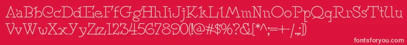Speedballno2nf Font – Pink Fonts on Red Background