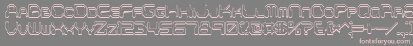 Chintzys Font – Pink Fonts on Gray Background