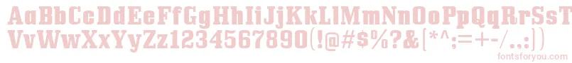 BullpenHv-Schriftart – Rosa Schriften