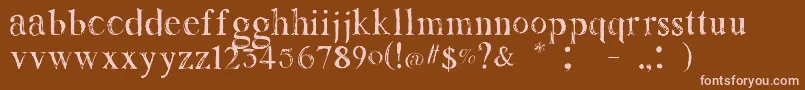 More about Lemonade Font Lemonade Font – Pink Fonts on Brown Background