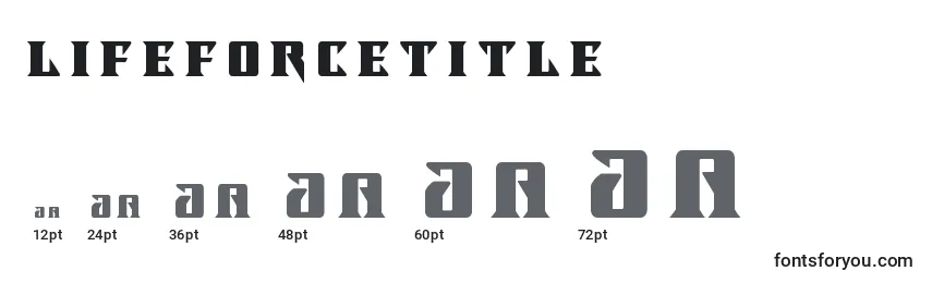 Lifeforcetitle Font Sizes