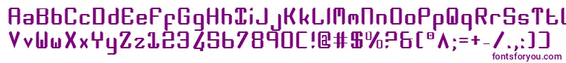 ZeeLance Font – Purple Fonts on White Background