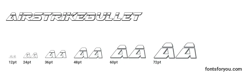 Размеры шрифта Airstrikebullet
