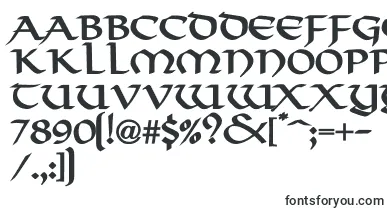 ValhallaBo font – antique Fonts