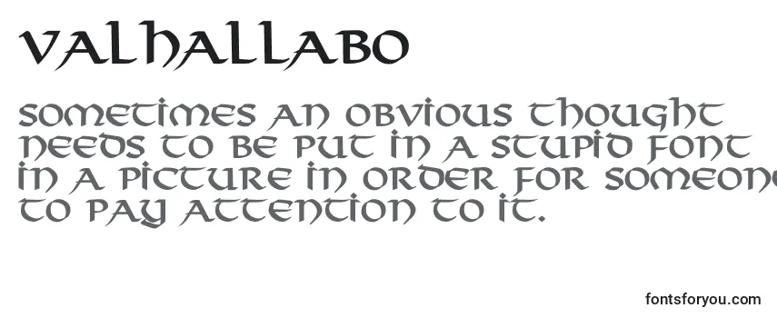 ValhallaBo Font