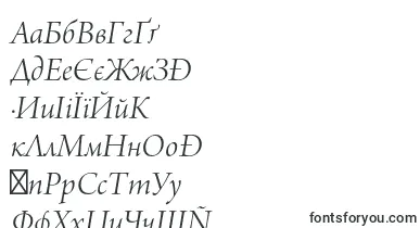 ArnoproLightitalicdisplay font – ukrainian Fonts