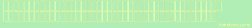 FsGraphic Font – Yellow Fonts on Green Background