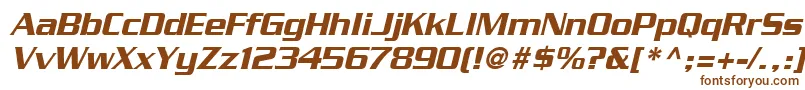 Шрифт BoostSsiItalic – коричневые шрифты