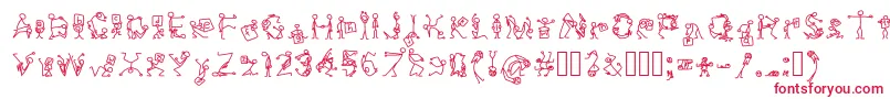 Stickfigures Font – Red Fonts