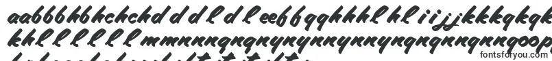 フォントTracytracy68Bold – セソト文字