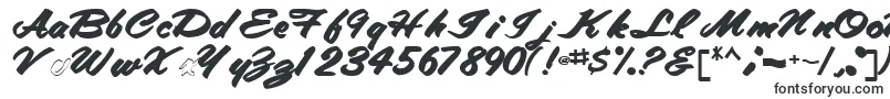 Шрифт Tracytracy68Bold – надписи красивыми шрифтами