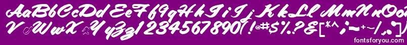 More about Tracytracy68Bold Font Tracytracy68Bold Font – White Fonts on Purple Background