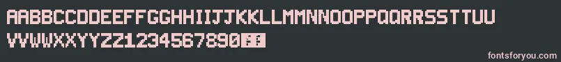 SuperSmashTv Font – Pink Fonts on Black Background