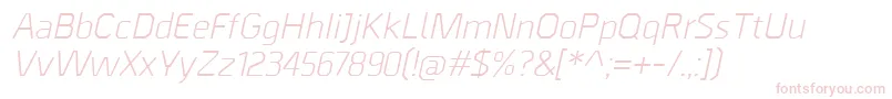 BordaItalic Font – Pink Fonts