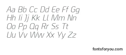 BordaItalic Font