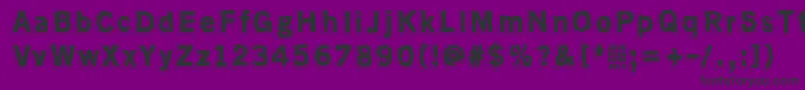 AlmostLikeTheBlues Font – Black Fonts on Purple Background