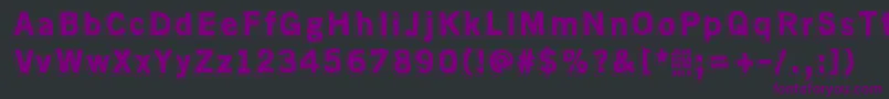AlmostLikeTheBlues Font – Purple Fonts on Black Background