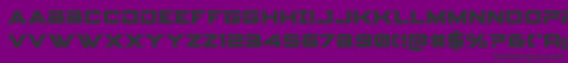 Fonte Spyagencyv3acad – fontes pretas em um fundo violeta