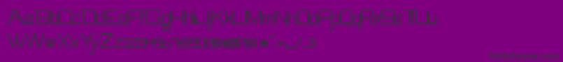 SwingarmyoriLight Font – Black Fonts on Purple Background