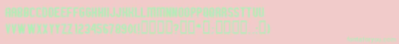 GmExpNorm Font – Green Fonts on Pink Background
