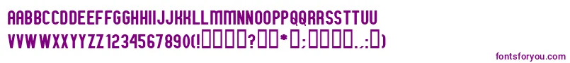 GmExpNorm Font – Purple Fonts on White Background