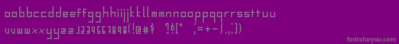 Saiba mais sobre a fonte AnchorageRegular Fonte AnchorageRegular – fontes cinzas em um fundo violeta