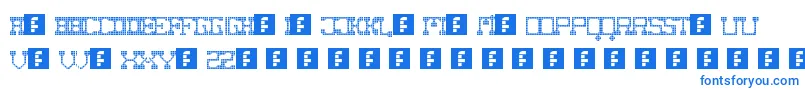 FatCowboySquare Font – Blue Fonts