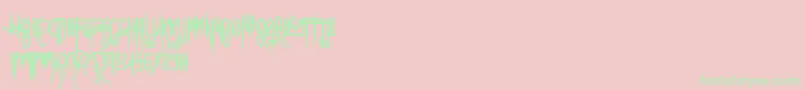 Uglymann Font – Green Fonts on Pink Background