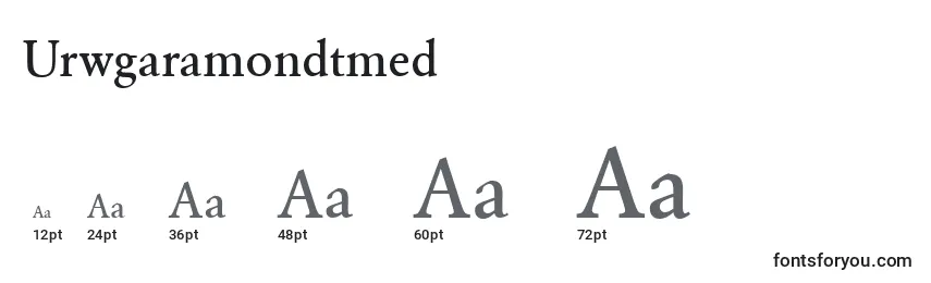 Urwgaramondtmed Font Sizes