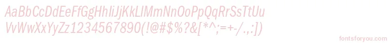 ItcfranklingothicstdBkcpit Font – Pink Fonts on White Background