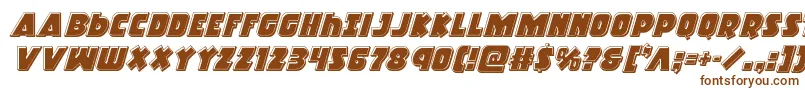 Racketsquadbevelital Font – Brown Fonts