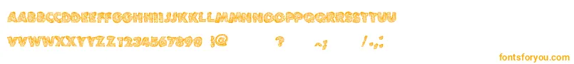 VtksLoveandpeace-Schriftart – Orangefarbene Schriften
