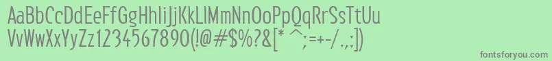 Susanna Font – Gray Fonts on Green Background