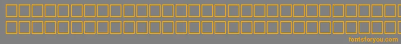 EggshellRegular Font – Orange Fonts on Gray Background