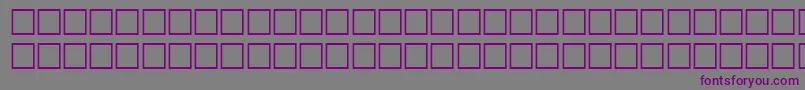 EggshellRegular Font – Purple Fonts on Gray Background