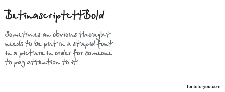 BetinascriptcttBold Font