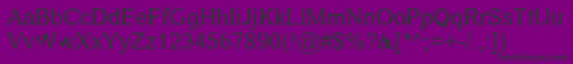 Skat Font – Black Fonts on Purple Background