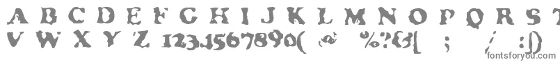 フォントNeatifiedregular – 白い背景に灰色の文字