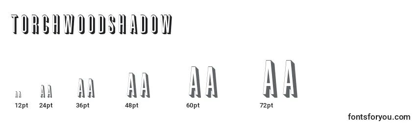 TorchwoodShadow Font Sizes
