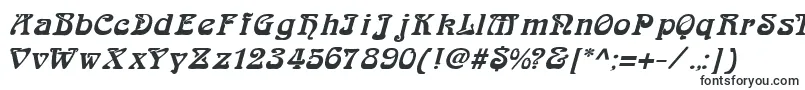 ArabiarItalic-fontti – leveät fontit