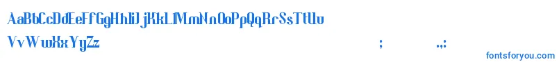 BedricsWorth Font – Blue Fonts on White Background