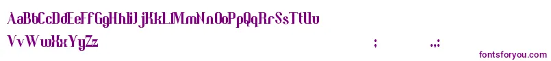 BedricsWorth Font – Purple Fonts on White Background