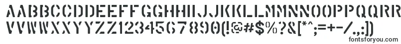 MarshStencilRegular Font – Fonts for Microsoft Word