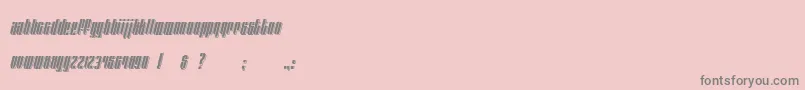 fuente FarAwayGalaxy – Fuentes Grises Sobre Fondo Rosa