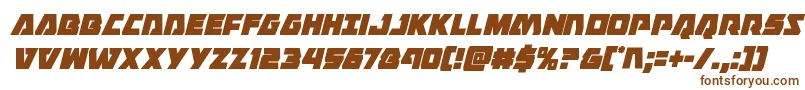 Eaglestrikecondital Font – Brown Fonts on White Background