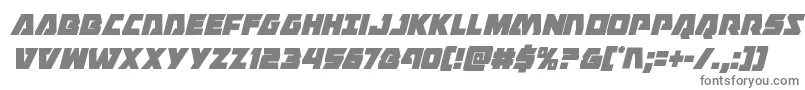 Eaglestrikecondital Font – Gray Fonts on White Background