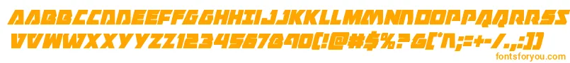 Eaglestrikecondital Font – Orange Fonts on White Background